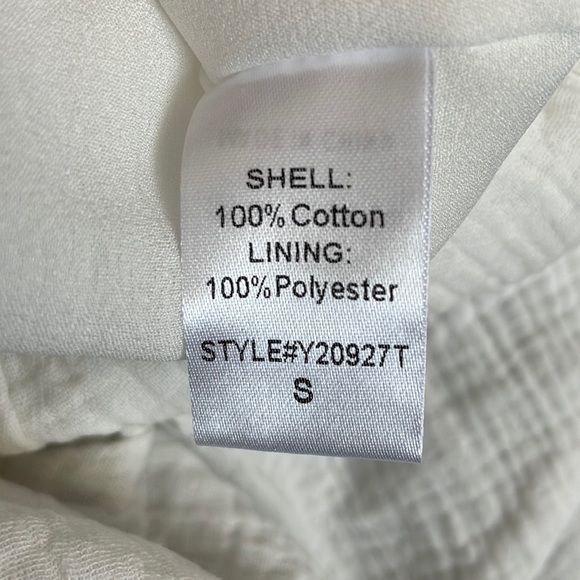 Tuckernuck Pomander Place White Lightweight Gauze Morgan Dress - Picture 12 of 13